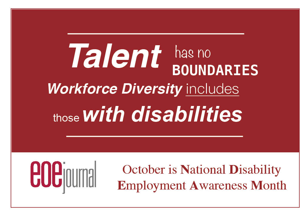 October is National Employment Disability Awareness Month