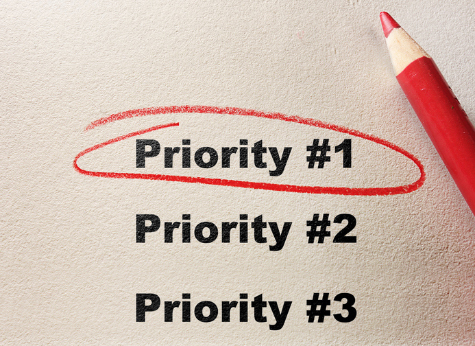 It’s all about priorites It’s all about priorites